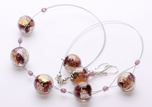 Murano we fioletach mellody