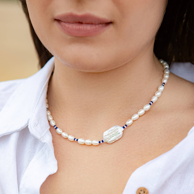 chokery Naszyjnik z pereł