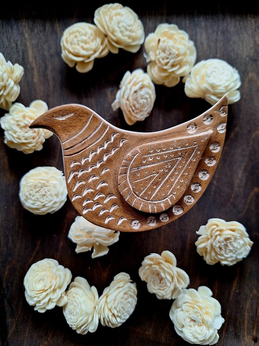 Ozdoby na ścianę Kurka ceramiczna zawieszka