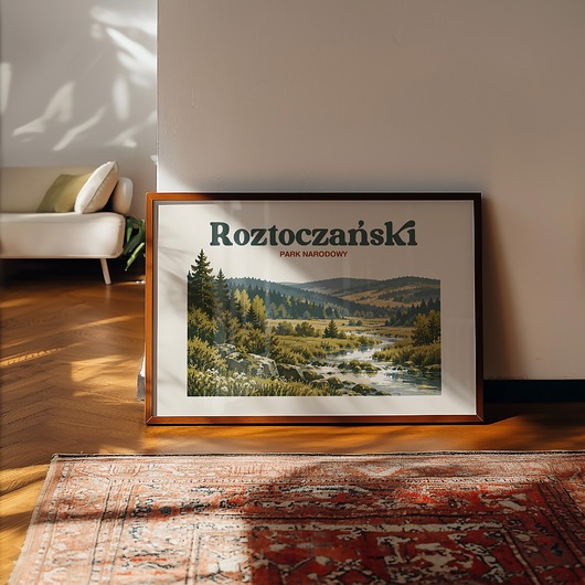 plakaty Plakat Roztoczański Park Narodowy - Druk Pigmentowy