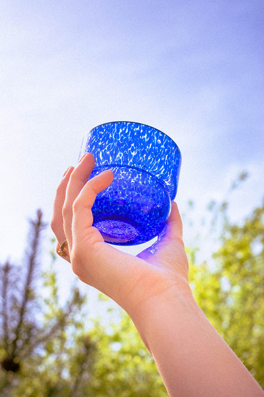 szklanki i kieliszki ZESTAW SZKLANEK RUNO - 2 SZTUKI (kobalt) 220ml