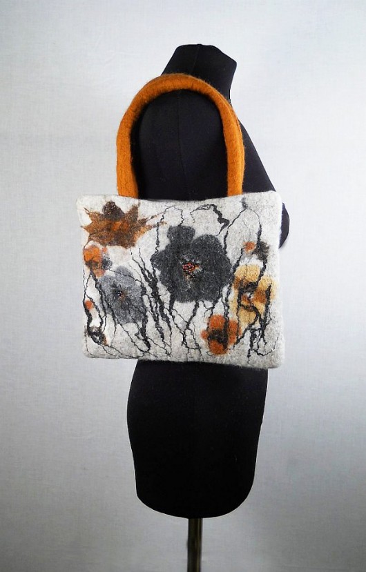 Jedwabnofilcowa Torebka: Living Bag filcant