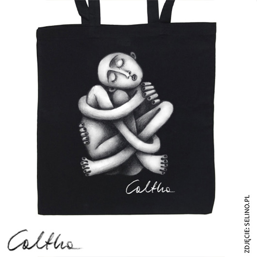 Zaplątanie - torba  (2 kolory) Caltha