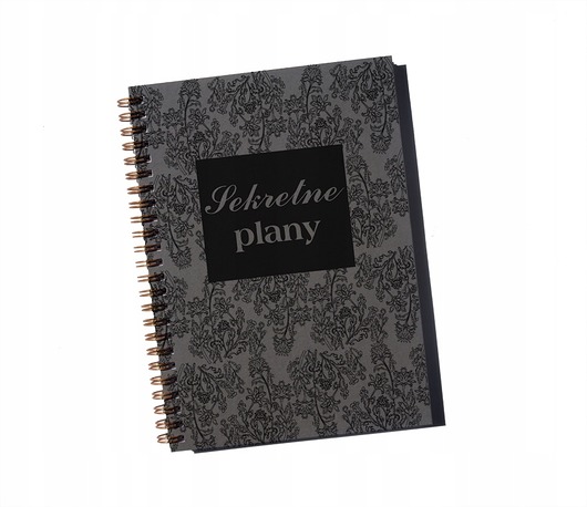 notatniki i albumy Sekretne plany, notatnik