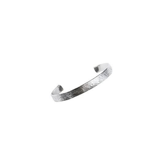 bransoletki srebrne Srebrna bransoletka typu bangle Moon Surface