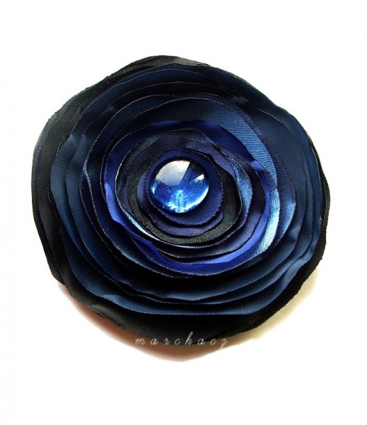 Spiralliss_ in granat Manufaktura broszki