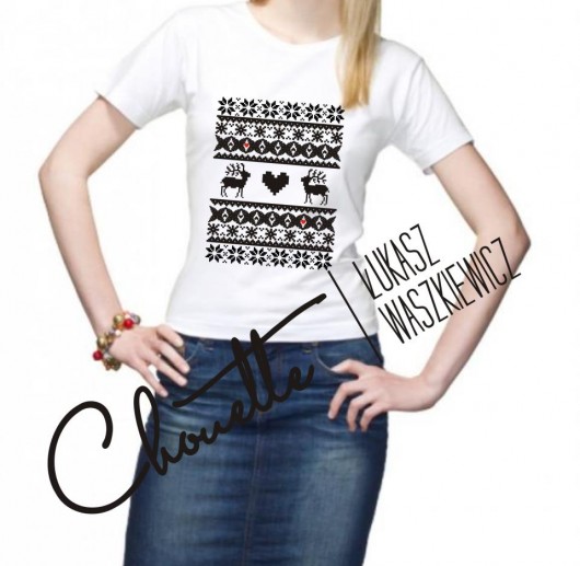 Norweskie inspiracje T-shirt Chouette