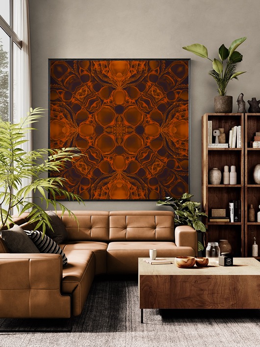 grafiki i ilustracje GOLDEN CENTER, autorski graficzny obraz