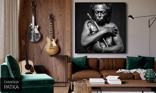 Miles Davis - dekoracja wnętrz Dekoracje PATKA Patrycja Kita