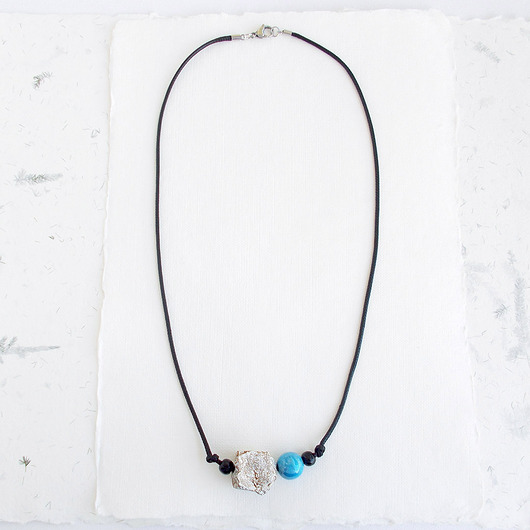 wisiory Kolor i forma ceramiczny naszyjnik #5