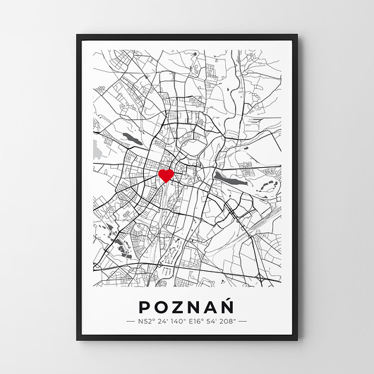 plakaty Plakat Twoja mapa Twoje miejsce