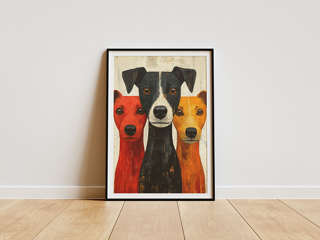 plakaty Plakat - Who let the dogs out?