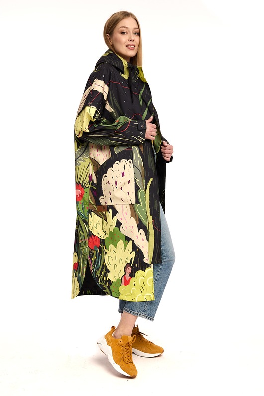 płaszcze damskie Plaszcz flora Hybrid