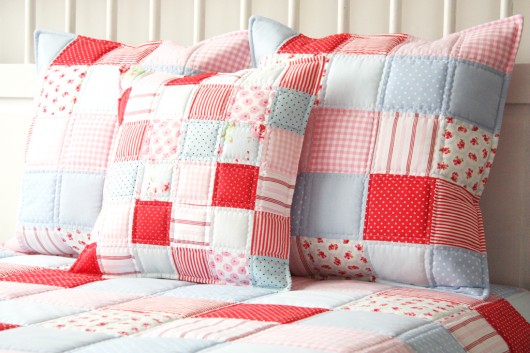 Zestaw 3 poszewek |2xLEUPA + SPEN| patchwork house