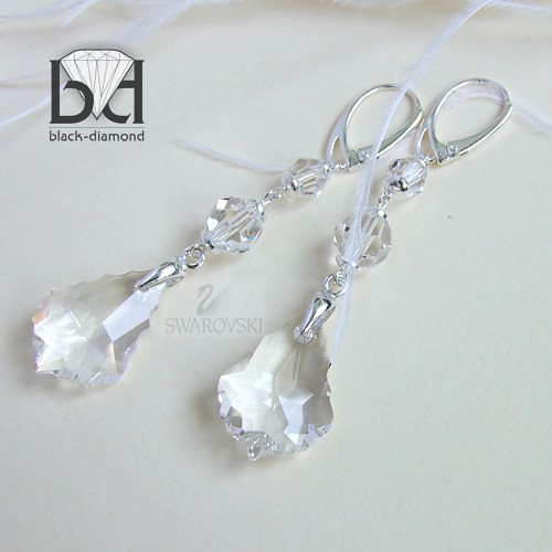 Ślubne kryształ Swarovski Black Diamond