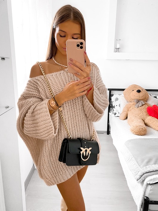Sweter BEIGE Besquar Besquar