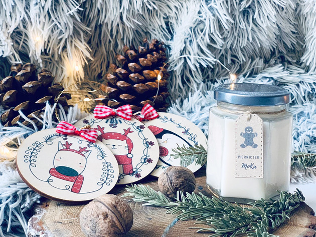 zestaw Wyjątkowy Prezent - Pierniczek MoKa candles