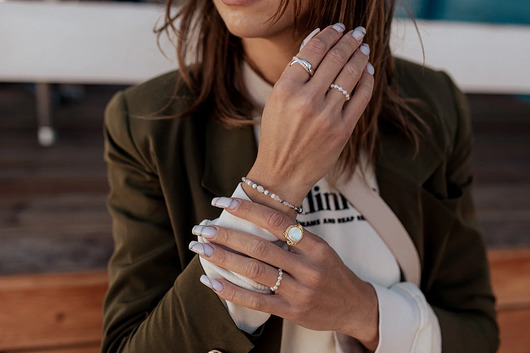 bransoletki z kamieni naturalnych Bransoletka z Opalem Turmalinem i Kwarcem Różowym