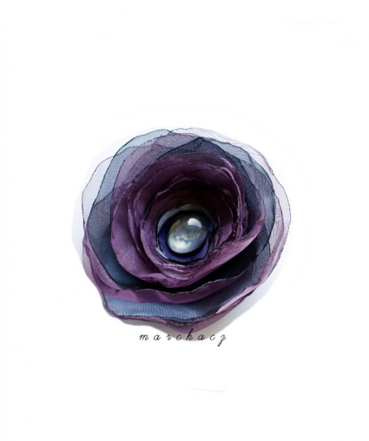 Smooth violet Manufaktura broszki