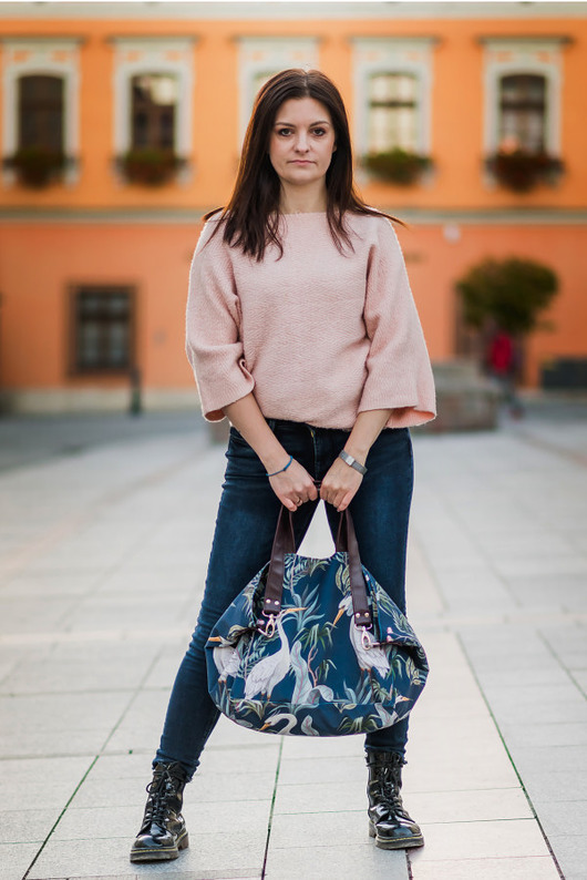 torby na ramię Torebka XL w żurawie - Jane