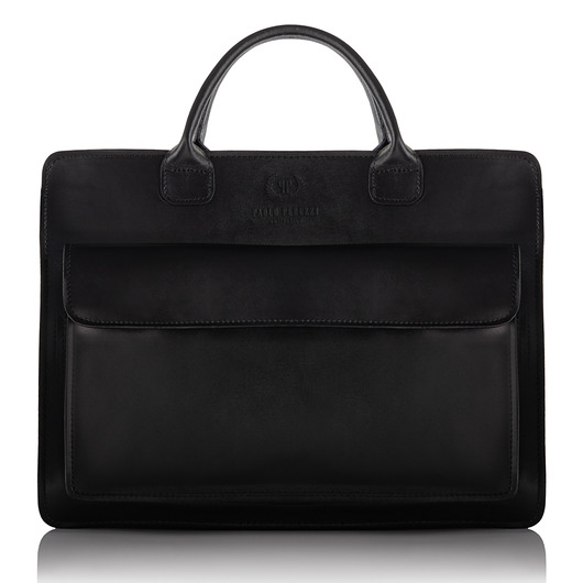 torebki do ręki ELEGANCKA TECZKA AKTÓWKA PAOLO PERUZZI N05-BL