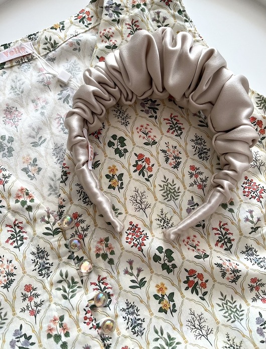 opaski do włosów Marszczona opaska do włosów Alva maxi