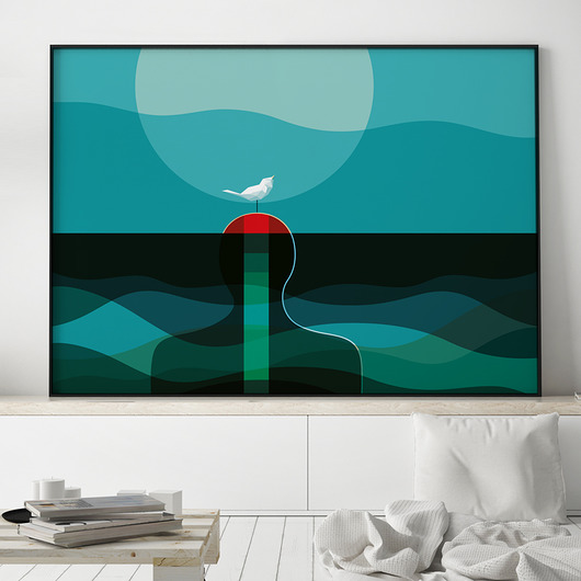 grafiki i ilustracje Baltic melancholy III