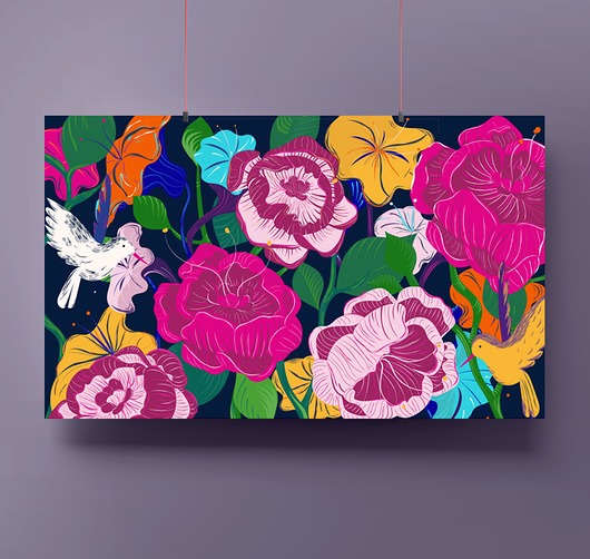plakaty Floral poster