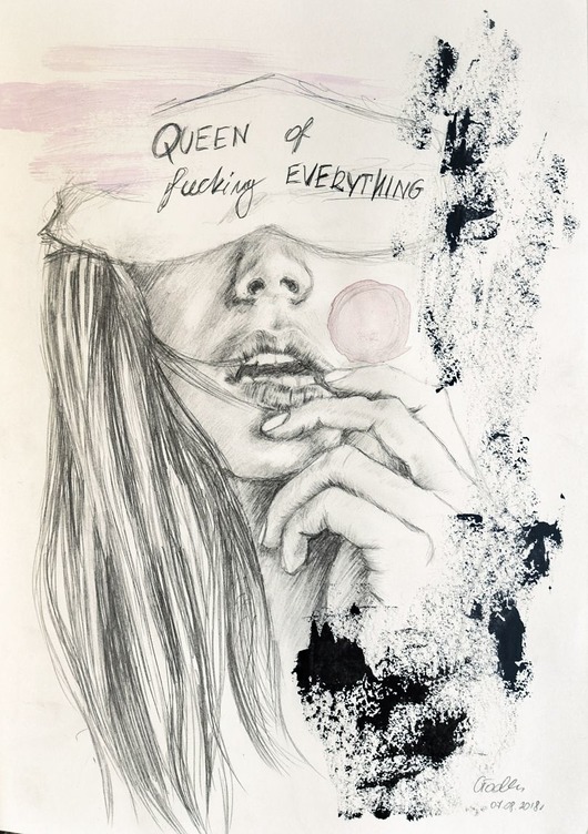 plakaty Plakat Queen of f*cking everything
