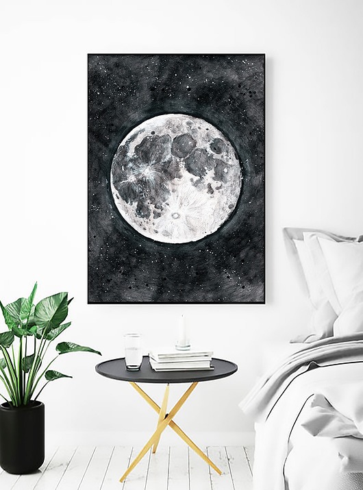grafiki i ilustracje Moon