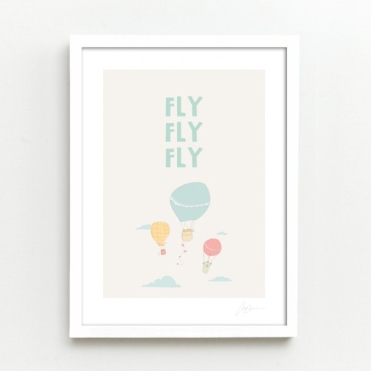 Plakat FLY FLY FLY Wiewiórka i Spółka