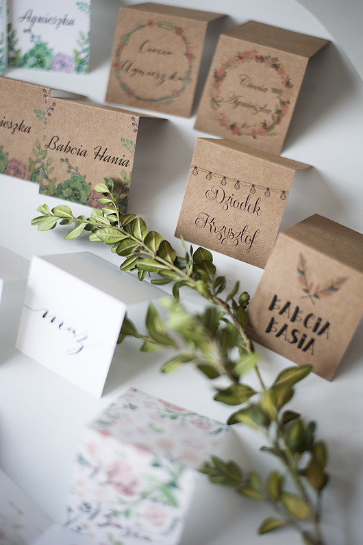 Winietki z serii RUSTIC SUCCULENT Papel