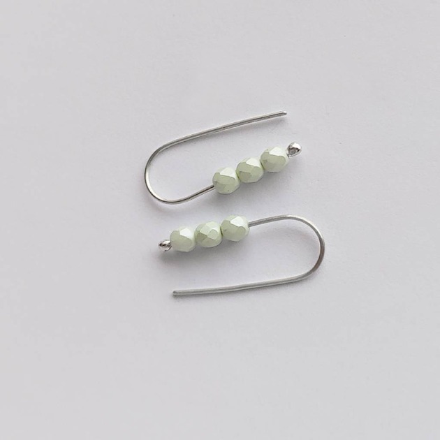 kolczyki z kamieniami Kolczyki OKRĄG