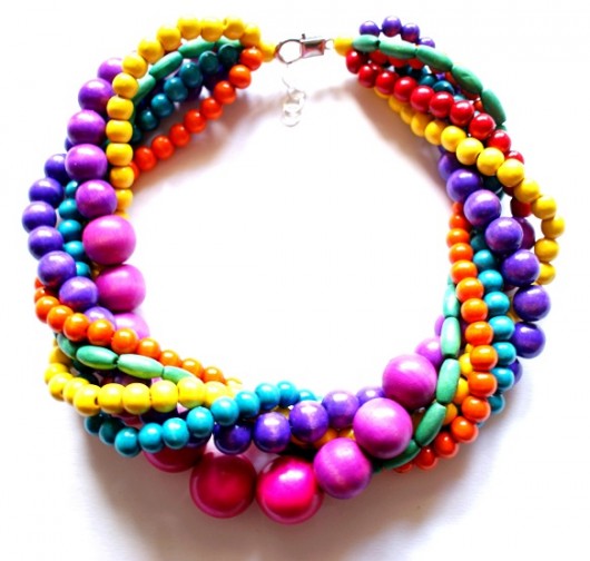 Kolorowe folk sznury  Republika jewelry
