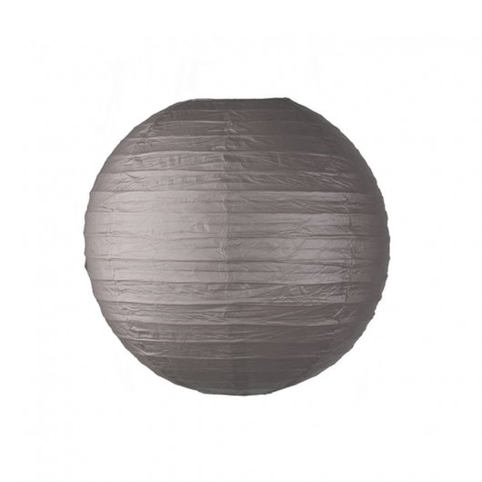Lampion papierowy szary 25 cm Wiewiórka i Spółka