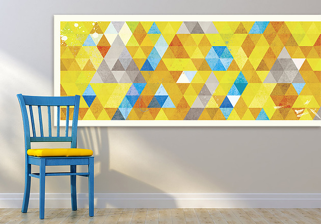 obrazy Obraz na płótnie Geometryczne światło 147x60cm
