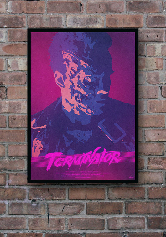 Terminator - plakat 50x70 cm minimalmill
