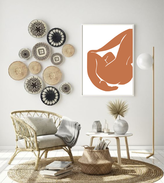 plakaty PLAKAT kobieta, Matisse, ilustracja, grafika