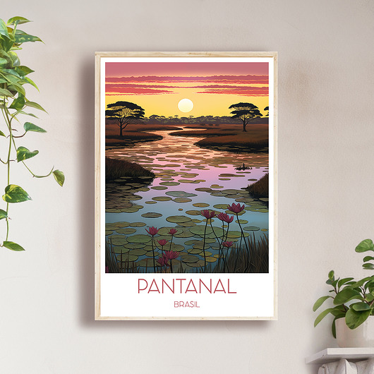 plakaty Brazylia - Pantanal - Plakat, pamiątka dla podróżnika