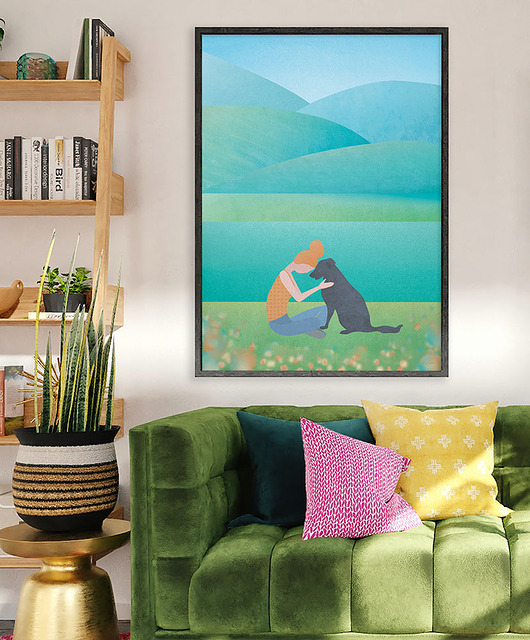 plakaty Plakat - Nad górskim stawem