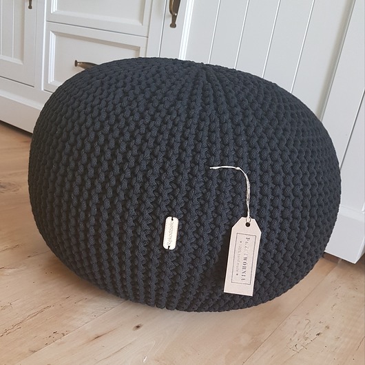 pufy do siedzenia Pufa NORWAY ze sznurka bawełnianego