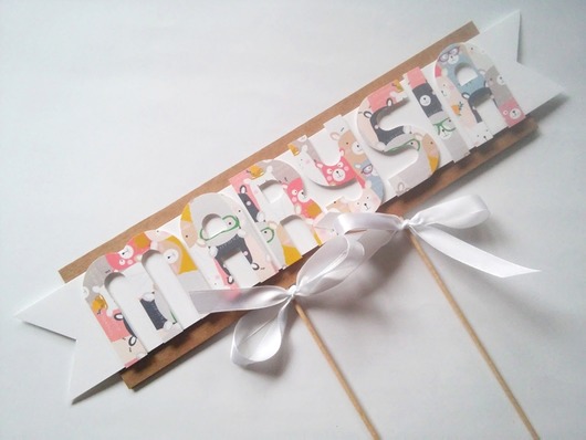 Topper na tort SweetPaper