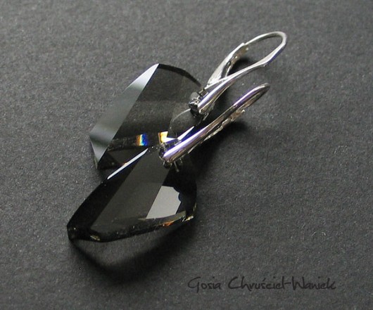 Black diamond - kryształ Swarovski Gosia Chruściel-Waniek