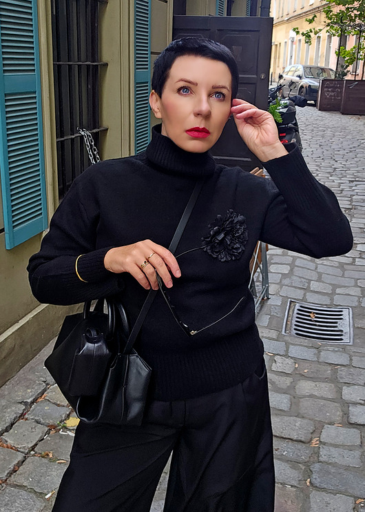 swetry damskie  New SWETER BLACK 100% Kaszmir