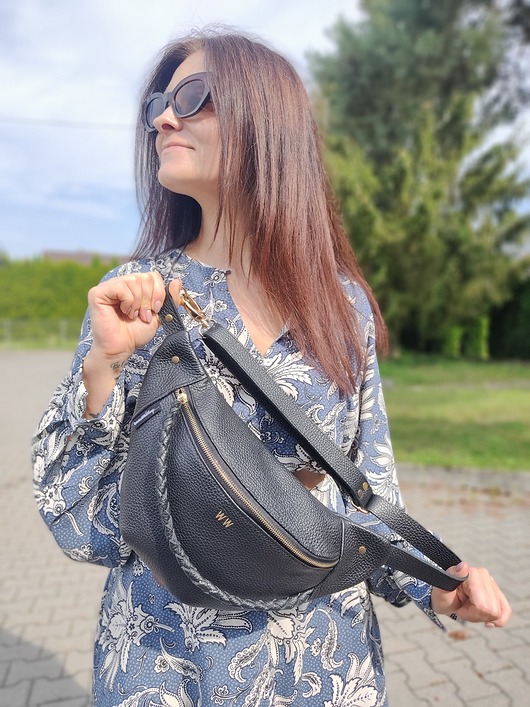 torby na ramię Torebka nerka ze skóry naturalnej - Julie