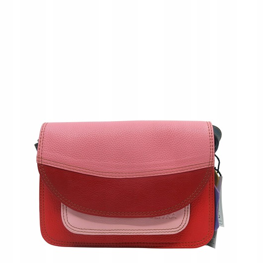 torby na ramię Torebka damska skórzana regulowany pasek kolorowa eko OLIVKA