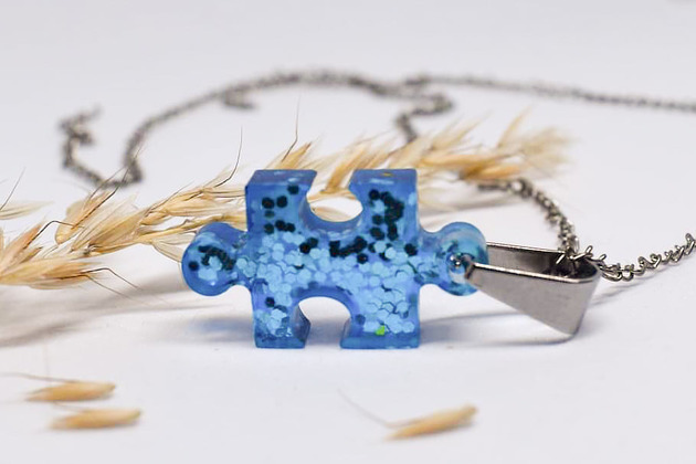 wisiory "Puzzel" - Wisiorek, Naszyjnik, Zawieszka