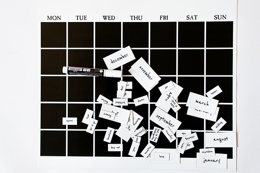 Kalendarz magnetyczny Magnetic Words