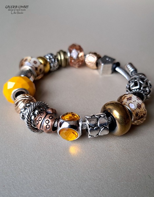 bransoletki - inne Bransoletka typu Pandora znakomity ponadczasowy PREZENT handmade