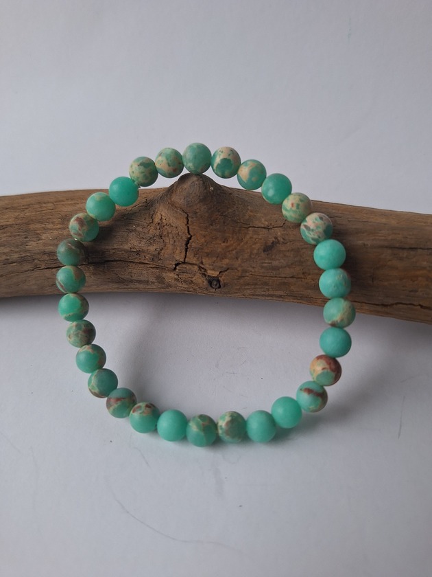 bransoletki z kamieni naturalnych Bransoletka jaspis cesarski matowy